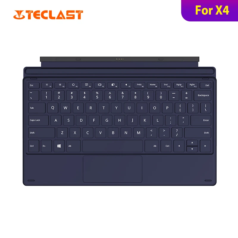 Оригинальная док клавиатура Teclast X4 для 11 6 дюймового планшетного ПК PU чехол синий