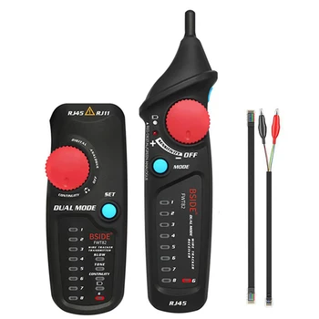 

Network Cable Trackers Wire Toner RJ45 RJ11 Ethernet LAN Tracers Analyzer Detector Line Finder FWT82 Dual Mode VJ-Drop