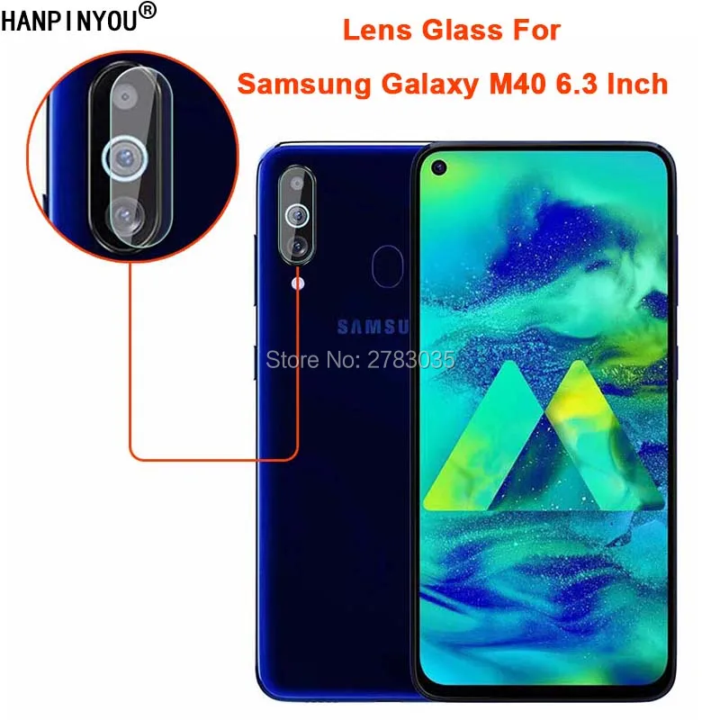 

For Samsung Galaxy M40 6.3" Clear Ultra Slim Back Camera Lens Protector Rear Camera Lens Cover Tempered Glass Protection Film