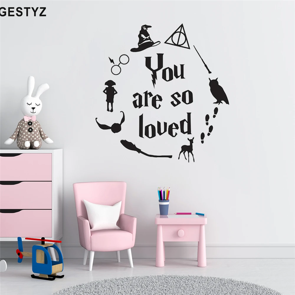 You are so Love Decor Виниловая наклейка на стену для детской комнаты наклейки Хэллоуин