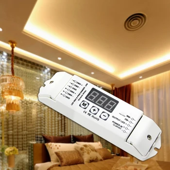 

BC-832 DC12V-24V constant voltage PWM DMX512/1990 led decoder 2 Channel DMX LED Controller 8A*2CH for WW / CW led lamp strips