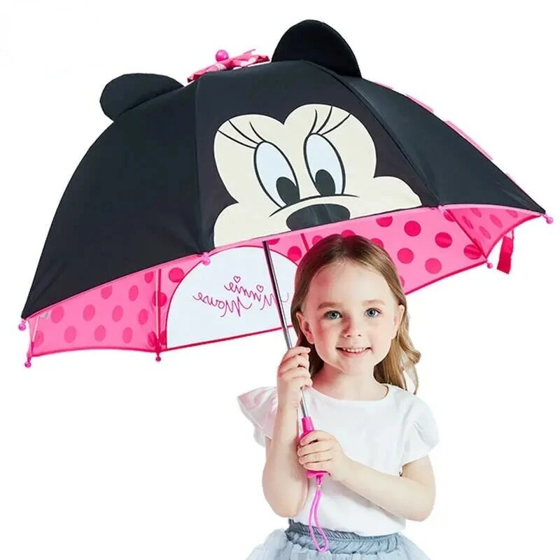 Los niños paraguas Mickey transparente para niños de dibujos animados lindo paraguas niña Dropshipping. -