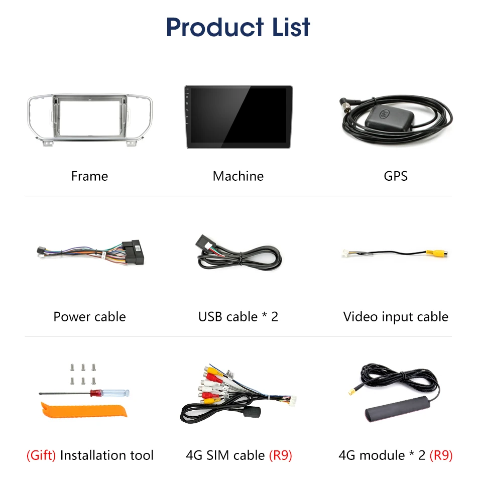 Sale Vtopek 9" Car Radio Player for KIA Sportage 2016-2018 Android DSP RDS 2G+32G Touch Screen Mirror-link Players GPS Wifi Autoradio 20