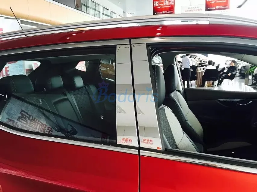 Для Nissan Qashqai#304 из нержавеющей стали, накладка на окна, полоски, аксессуары для стайлинга автомобилей