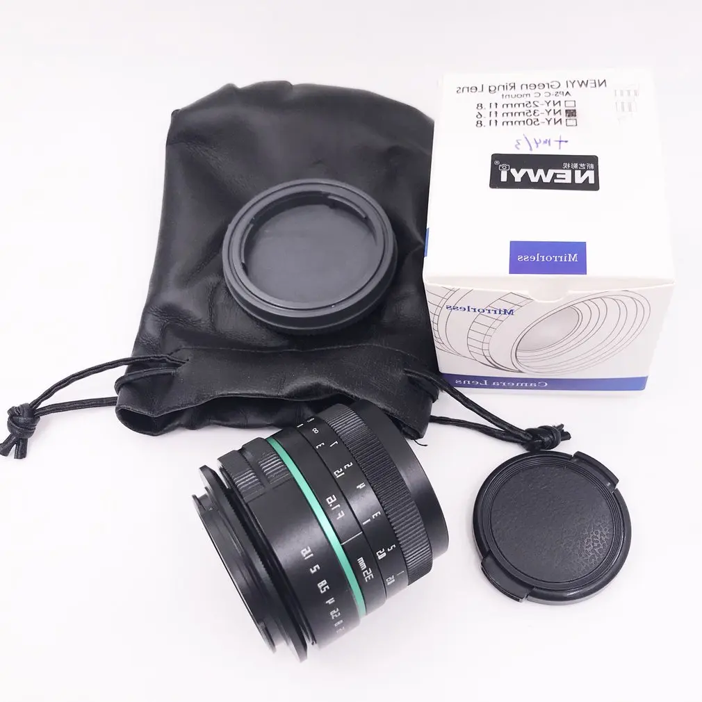 

Lens New Green Circle 35Mm Apps-C Cctv Camera Lens For Sony Nex Camera Nex-6 Nex-5R Nex-F3 Standard Zoom