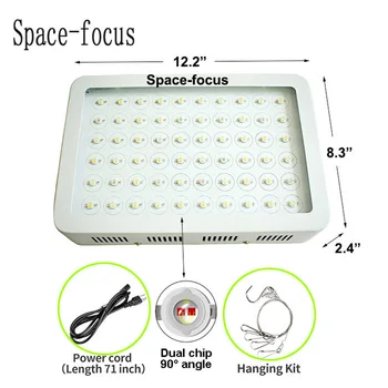 

600W full spectrum sunlight indoor led grow lights with precise consultation service for any plant in veg and bloom switches