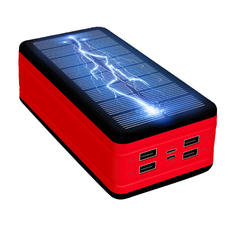 99000mAh Solar Power Bank with Large Capacity LED Light Outdoor Travel Emergency Portable Poverbank for Iphone Xiaomi Samsung power bank portable charger Power Bank