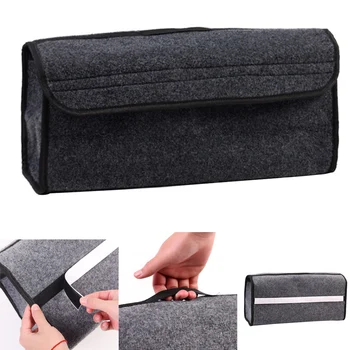 

Universal Car Trunk Organizer Foldable Car Felt Storage Box Multi-use Stowing Tidying Package Organizer Bag
