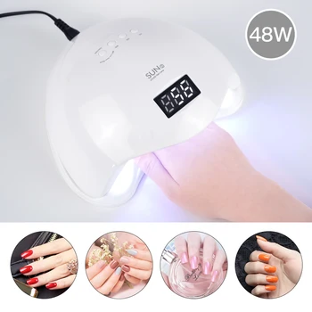 

White nail dryer UV LED lamp portable nail dryer 54W / 48W / 36W ice lamp for manicure gel nail lamp drying lamp for gel varnish