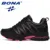 BONA New Hot Style Women Running Shoes Lace Up Sport Shoes Outdoor Jogging Walking Спортивная обувь Удобные кроссовки для женщин