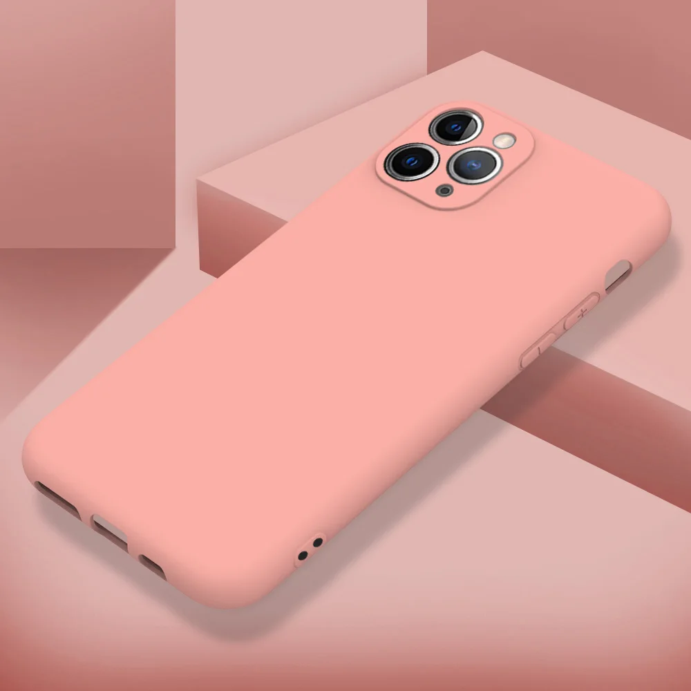 Жесткий пластиковый чехол для телефона iPhone 5 5S SE 6s 7 8 Plus 11 Pro X XS XR Max черный розовый