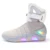 RayZing Men Boots Back To The Future USB Rechargeable Led Shoes for Man and Women Fashion Casual Shoes Glowing Desert Boots Men