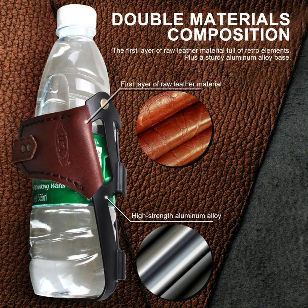 

Кожаный держатель для бутылки в стиле ретро для мотоцикла