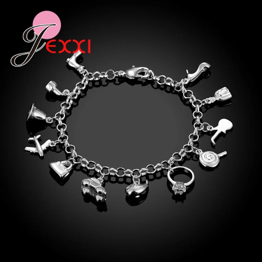 JEXXI-Pretty-Bracelets-925-Sterling-Silver-AAA-Zircon-Crystal-Bracelets-12-Pendants-Charms-Bangles-For-Woman (3)