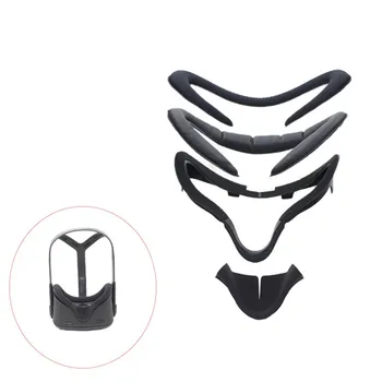 

Sponge Leather VR Eye Mask Anti-sweat Face Mask Shading Nose Pad & Lens Cover Set for Oculus Quest VR Headset Accessories