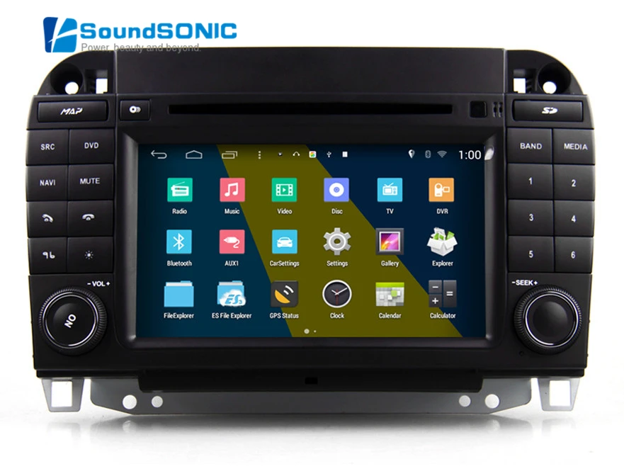 S160 четырехъядерный Android 4.4.4 Авторадио GPS навигация мультимедийный плеер для Mercedes