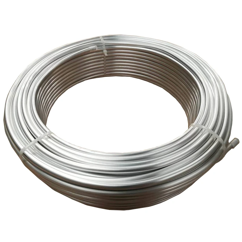 

5Meter Aluminum Lubricating Oil Pipe Tube Coil OD 4/6/8/10mm 1mm Thickness Air Conditioning Refrigeration Plumbing