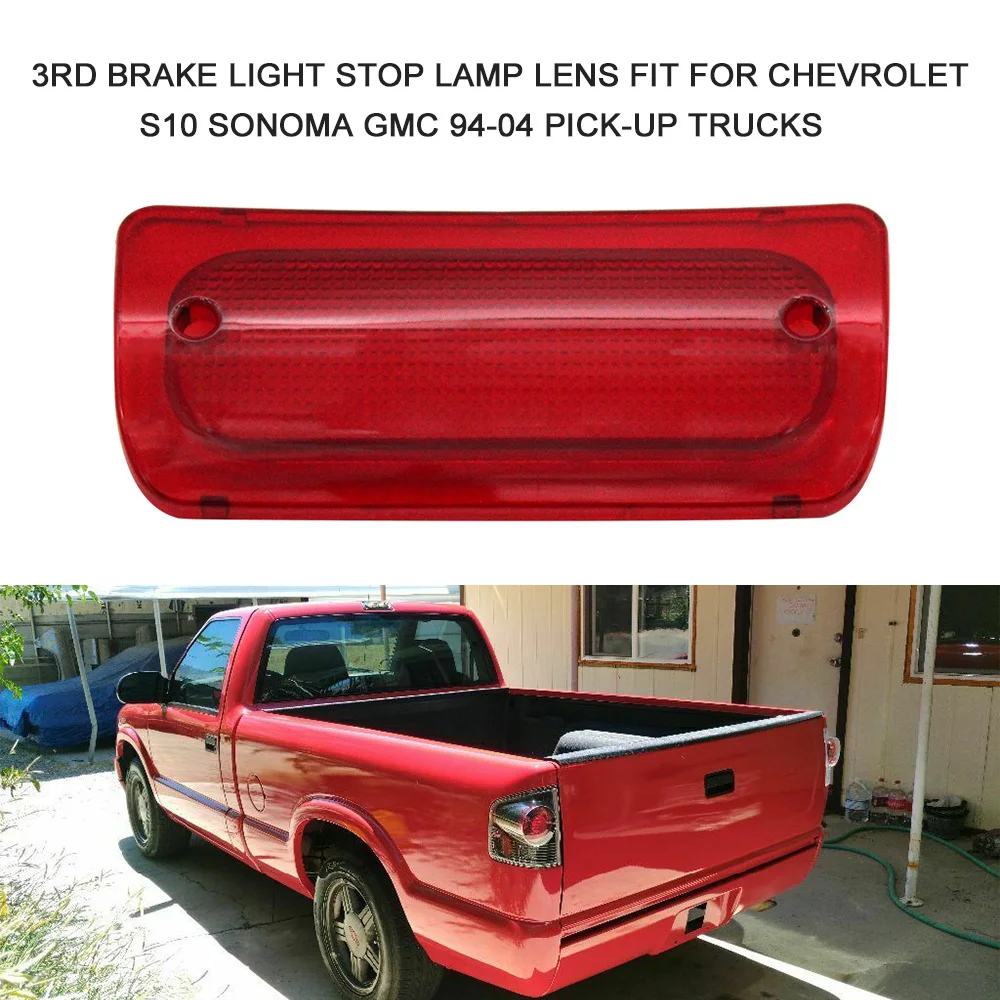 2pcs Auto Car Light 3rd Brake Stop Lamp Lens Fit for Chevrolet S10 Sonoma GMC 94-04 Pick-up Trucks | Автомобили и мотоциклы