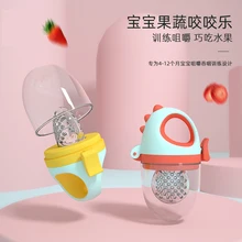 Chupete alimentador, chupetes y accesorios, mordedor de silicona para dientes, tetina de fruta para bebé, pezones