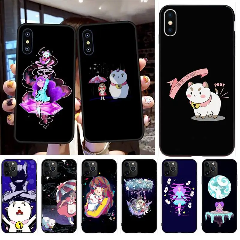 

HPCHCJHM Bee And Puppycat Puppy Cat Customer High Quality Phone Case for iPhone 11 pro XS MAX 8 7 6 6S Plus X 5S SE 2020 XR case