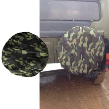 Car Stylle Off road Car HIGH QUALITY Camouflage Color PU Spare Tire Cover Custom 14 "15" 16 "17" Inch PVC Spare Wheel Cover