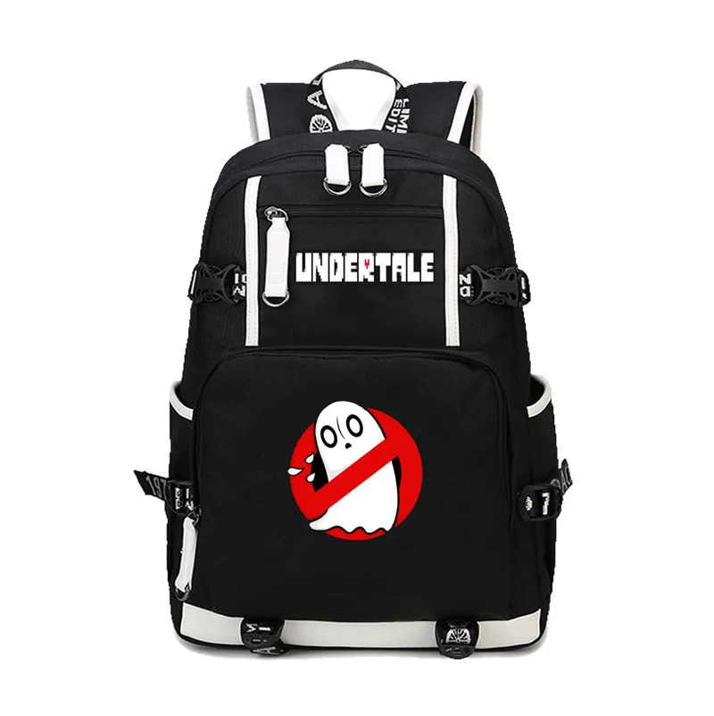 Игра «Undertale» Frisk/Toriel/Sans pixel Скелет школьный рюкзак с печатью сумки мальчики девочки Мужчины Женщины сумки на плечо - Цвет: 15