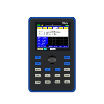 

Digital Oscilloscope+Waveform Generator+Logic Analyzer 500MS/s Sampling Rate 110MHz Analog Bandwidth Support Test Meter Tools