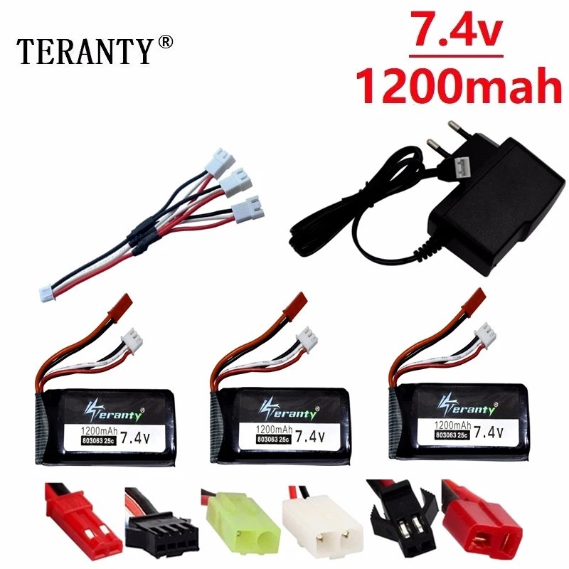 Аккумулятор Lipo 5 шт./компл. для Yizhan Tarantula X6 H16 7 4 в 1200 мАч радиоуправляемого дрона