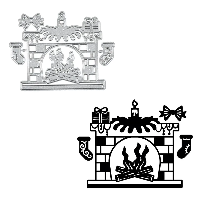 

DiyArts Christmas Dies Gift Metal Cutting Dies New 2019 for Card Making Scrapbooking Dies Embossing Stencil Winter Dies