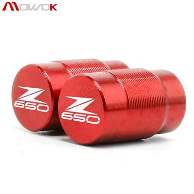 Z650 Red Для KAWASAKI Z900 Z 900 Z650 Z 650 2002- Мотоцикл CNC алюминиевые аксессуары крышки стержня вентиля шины CNC воздухонепроницаемые крышки - Цвет: Z650 Red