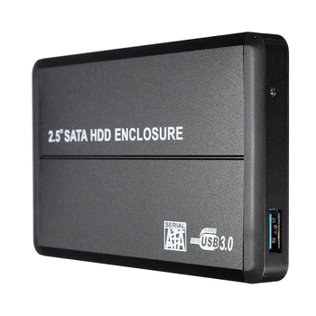 

USB 3.0 SATA 2.5" Hard Disk Drive HDD External Enclosure Case Box For Laptop PC Black
