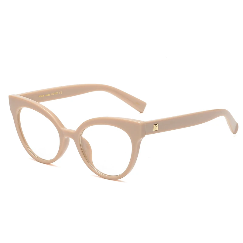 C6 Beige Pro Acme винтажная оправа для очков в стиле кошачьи глаза женские модные прозрачные очки поддельные очки компьютерные оптические очки PC1285 - Цвет оправы: C6 Beige
