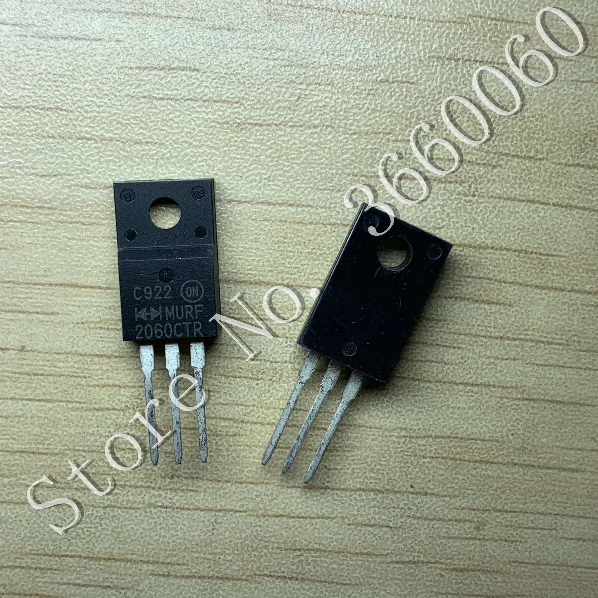 

5pcs/lot MURF2060CTR TO-220F 600V 20A