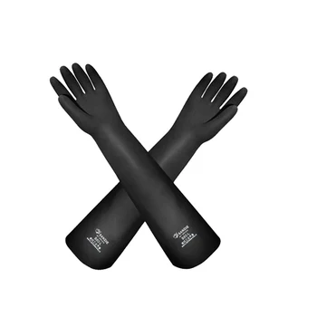 

Natural Rubber Latex Gloves Industrial Acid and Alkali Resistant Rubber Gloves Chemical & Liquid for Industrial and Mining
