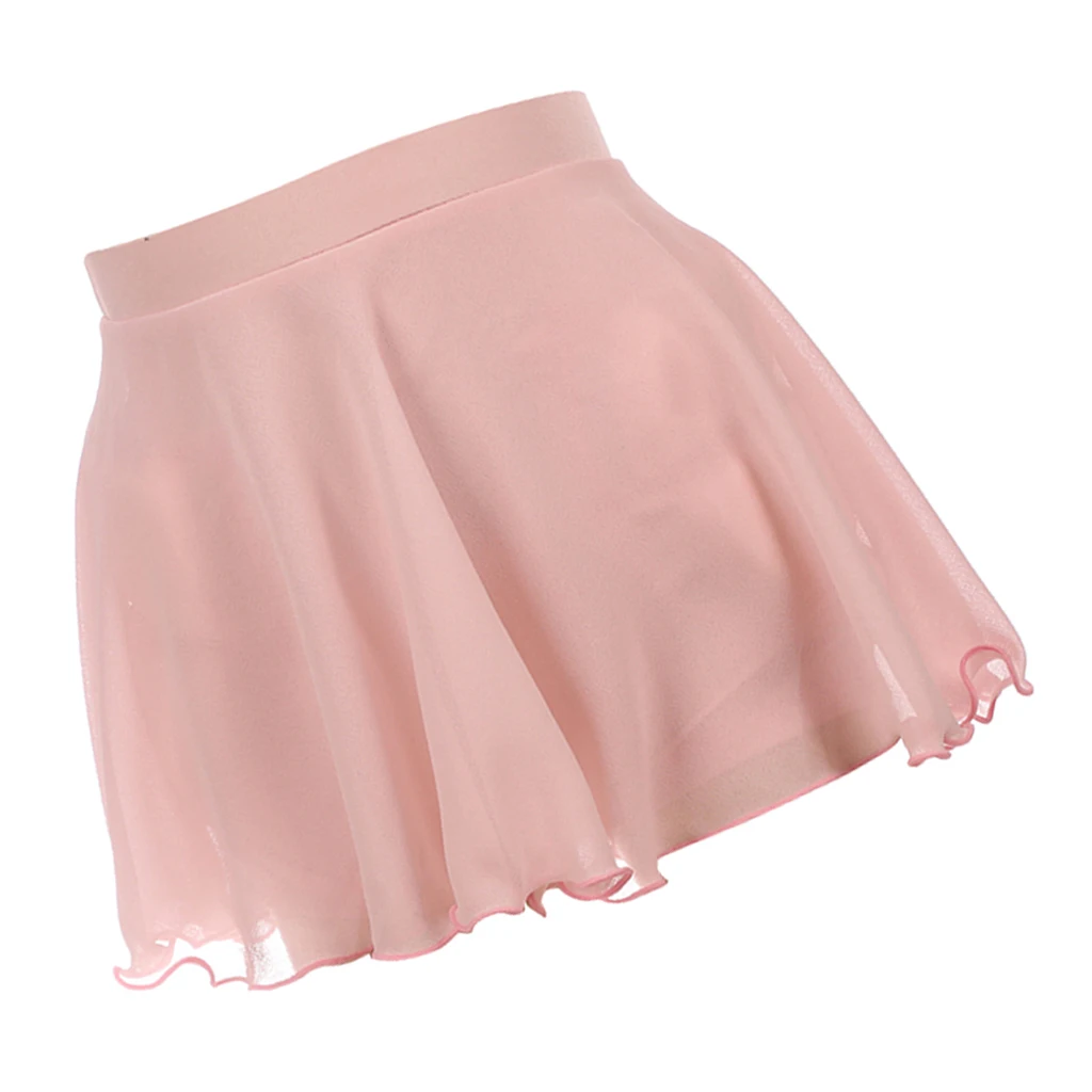 Pink Women Ice Skating Dress Roller Skating Skirt Protective Clothing
