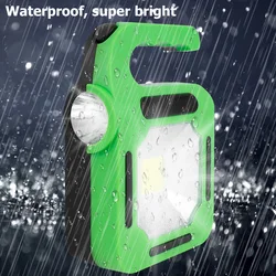 Solar LED Searchlight 1200mAh USB Rechargeable Spotlight 120 Lumens LED Work Lights 3 Modes Handheld Camping Lamp COB Floodlight