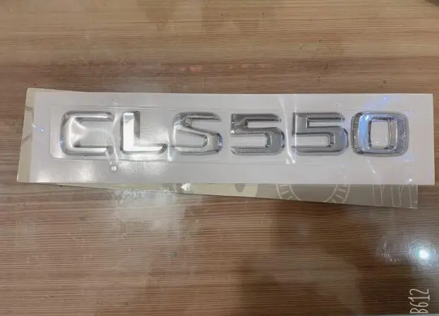 Хромовые буквы Эмблема багажника наклейка для Mercedes S Class cls 550|Эмблемы| |