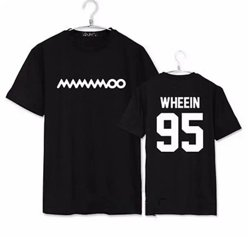 Allkpoper Mamamoo 91 K ポップファッションtシャツ ハロー ユニセックスtシャツkpop Tシャツwheein Moonbyul Hwasaソーラープラスサイズtシャツ女性 Tシャツ Aliexpress