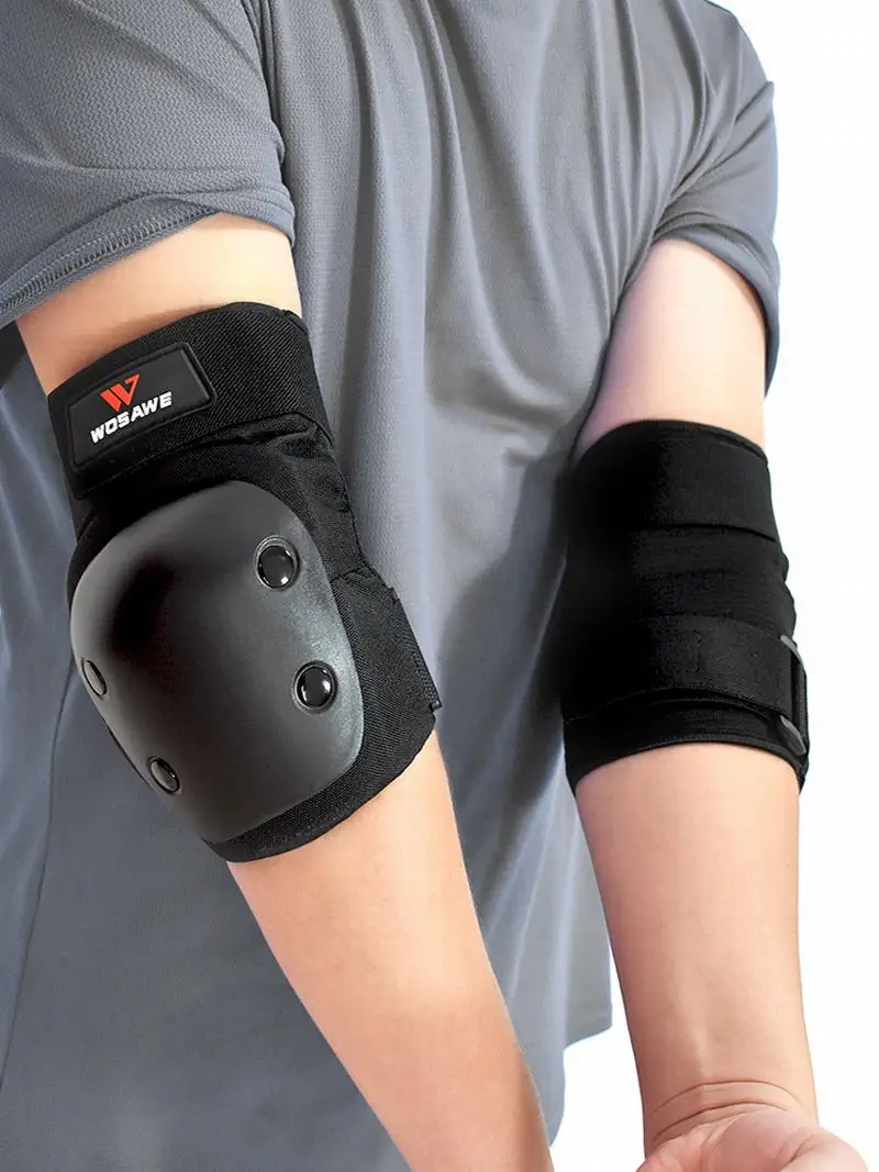 Wosawe Elbow Pads PP EVA Oxford Skateboard Ice Roller Skating Protective Gear 2pcs Guard Cycling Riding Protector Men Women Pad - Цвет: 2pcs Elbow pads