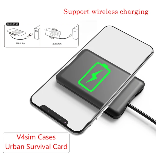 Urban Survival Card multi-function Data Line Conversion Head Wireless Charger Universal Universal Portable Storage Bag 3