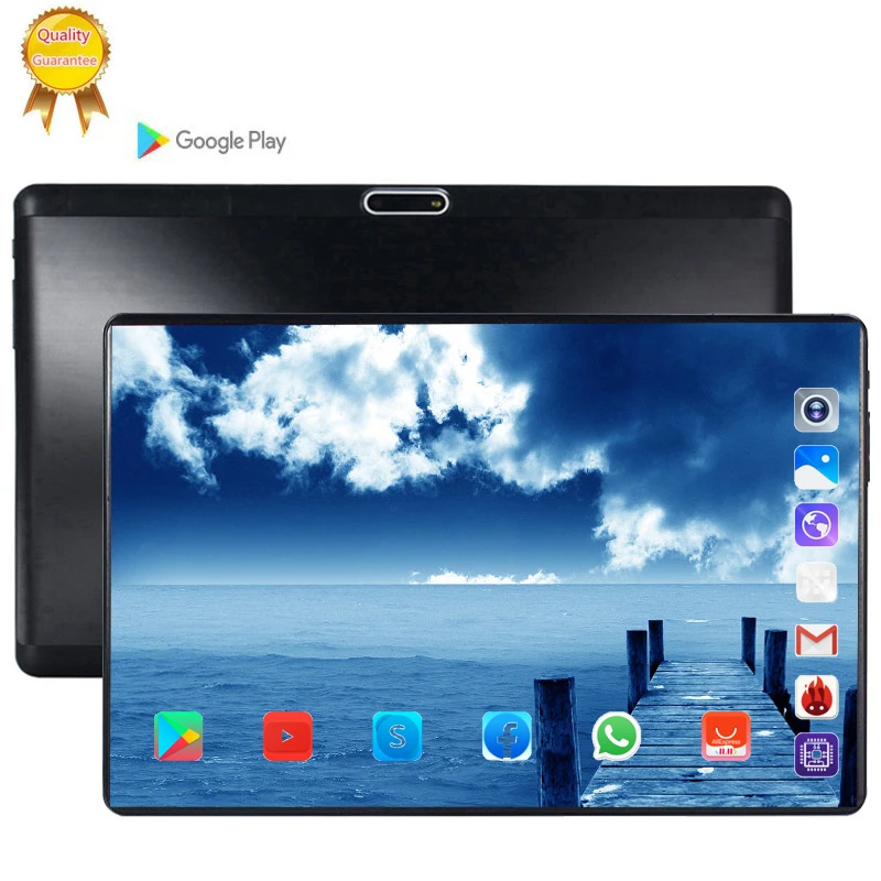 Планшетный ПК 128G Global Bluetooth Wifi Android 9 0 10 1 дюймов планшет четыре ядра 4G LTE 6 ГБ ram 128 rom