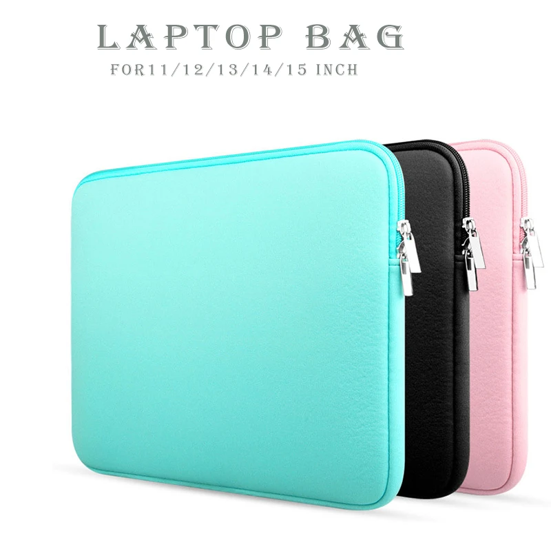 Xxh 15Inch Laptop Sleeve Case Blue Butterfly Neoprene Cover Bag Compatible MacBook Air/Pro 