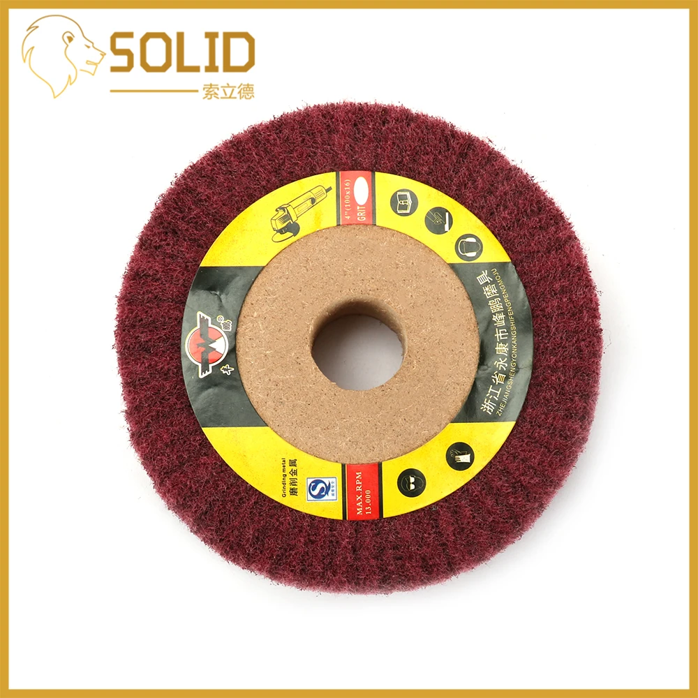 Abrasive Grinding Flap Wheel Non woven Flap Grinding Disc Bore 20mm for