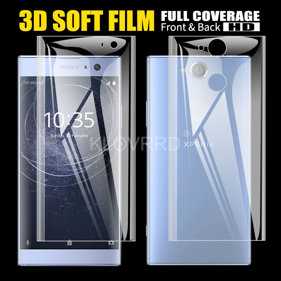 

Front Back Screen Cover Protector Hydrogel Sticker For Sony Xperia 1 10 Plus XA3 XA2 Ultra XZ3 XZ 1 XZ XZ2 XZ4 Compact Premium