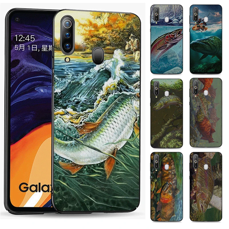 Мобильный телефон чехол из ТПУ для Samsung A3 A5 2016 2017 A6 A7 A8 A9 2018 Plus A2 Core рыбалки спорт