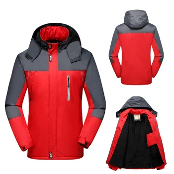 

Winter Overall Raincoat Hooded Thick Polyester Breathable Rain Jacket Windbreaker Impermiable Travel Rain Coat For Hiking