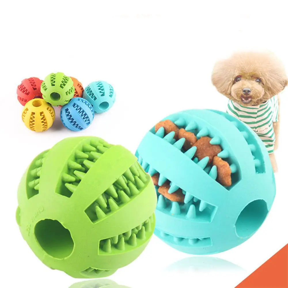 Pet Sof Pet игрушки для собак игрушка забавный интерактивный эластичный шарик жевательная игрушка для собаки зуб чистый шар еды Экстра-жесткий резиновый мяч