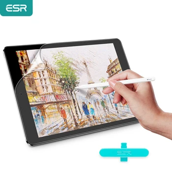 

ESR Screen Protector for iPad Mini 5 2019/Mini 4/Air 2014/Air 2 for iPad Pro 9.7/iPad 6th 2018/5th 2017 Writtable Soft Film