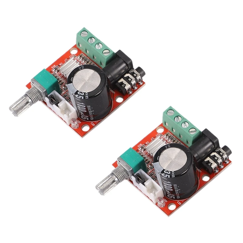 

12V Mini Hi-Fi PAM8610 Audio Stereo Amplifier Board 2X10W Dual Channel D Class Module