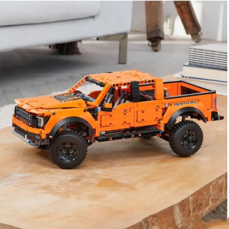 Строительные блоки Moc Technology для Ford строительные грузовика гоночного автомобиля